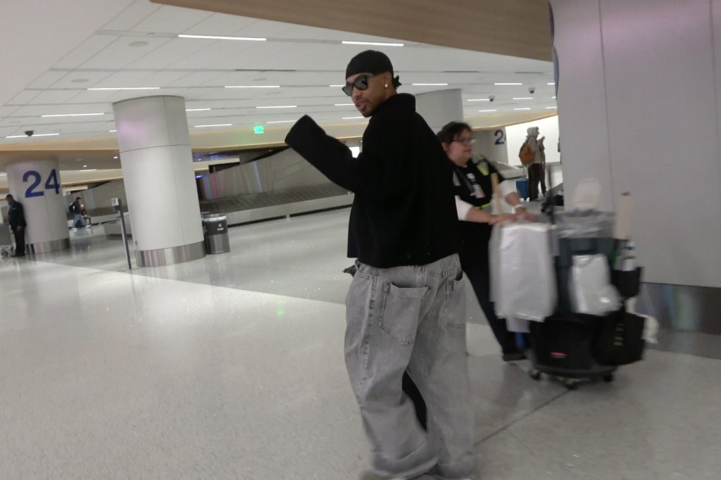 Franciso Lindor at LAX.