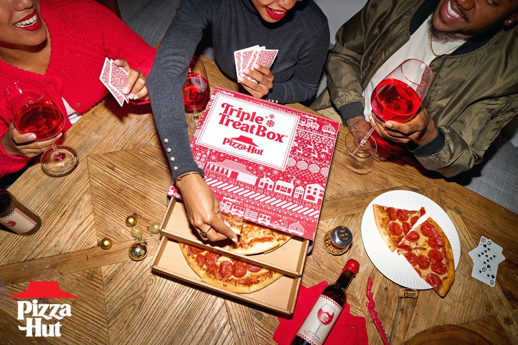 Pizza Hut is also bringing back its fan-favorite Triple Treat Box for the holiday season