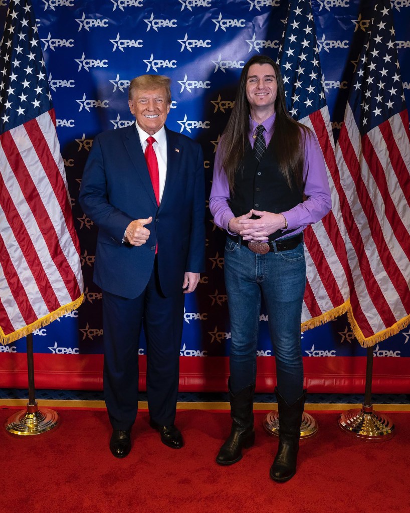 Scott Presler with Trump