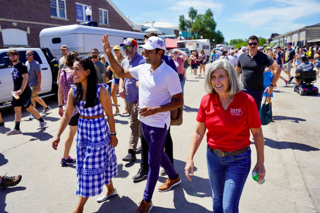 Apoorva Ramaswamy, Vivek Ramaswamy, Joni Ernst