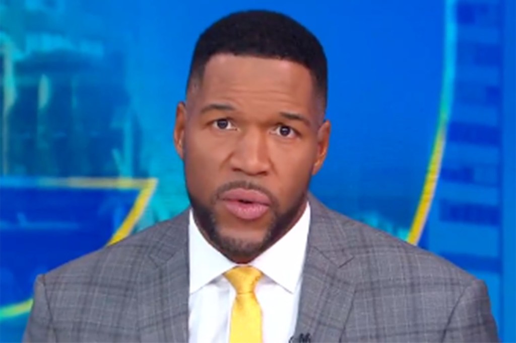 Michael Strahan returned to "Good Morning America" on Tuesday, Nov. 12, after being absent the day prior following backlash over his mannerisms during a special pre-Veterans Day broadcast on “Fox NFL Sunday” from Naval Base San Diego.