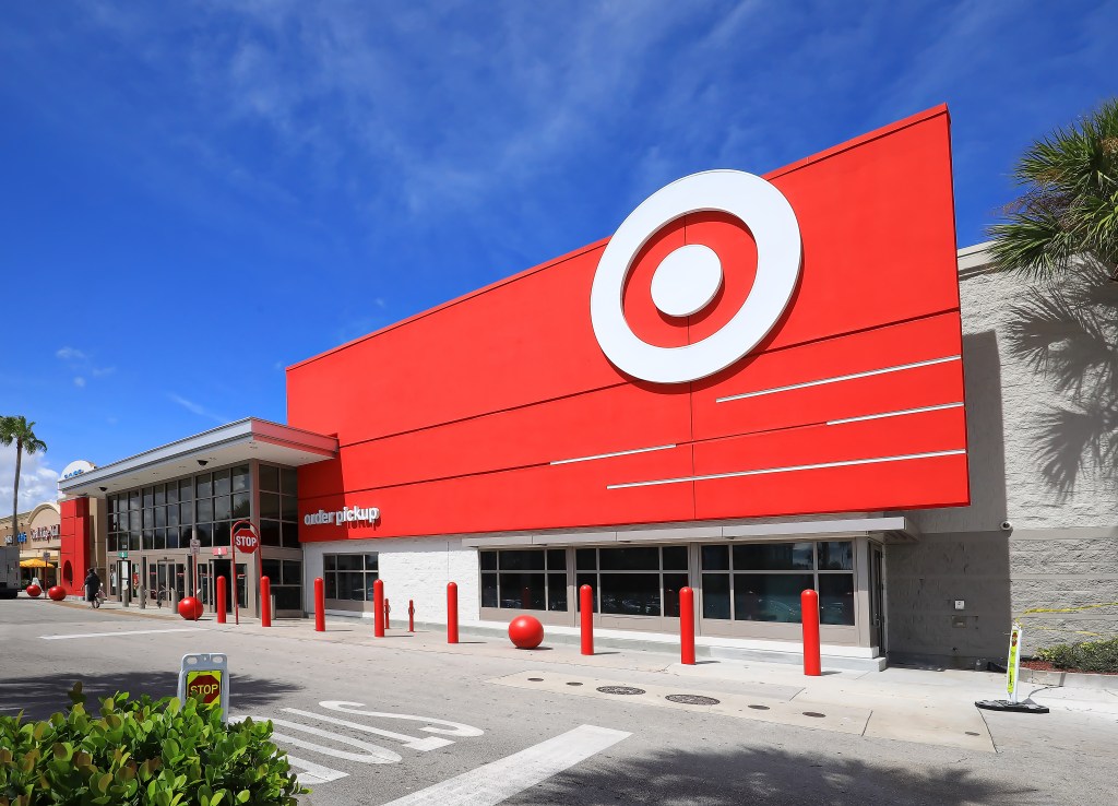 Exterior view of the Target Department Store, the 7th largest retailer in the United States, located in the Coral Ridge Mall in Fort Lauderdale, Florida on August 24, 2022.