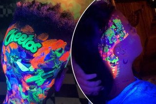 Is this a ‘glow’ up? Neon hair trend hits Brazil 