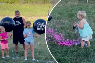 Toddler ruins gender reveal — it’s girl no. 4 for this dad