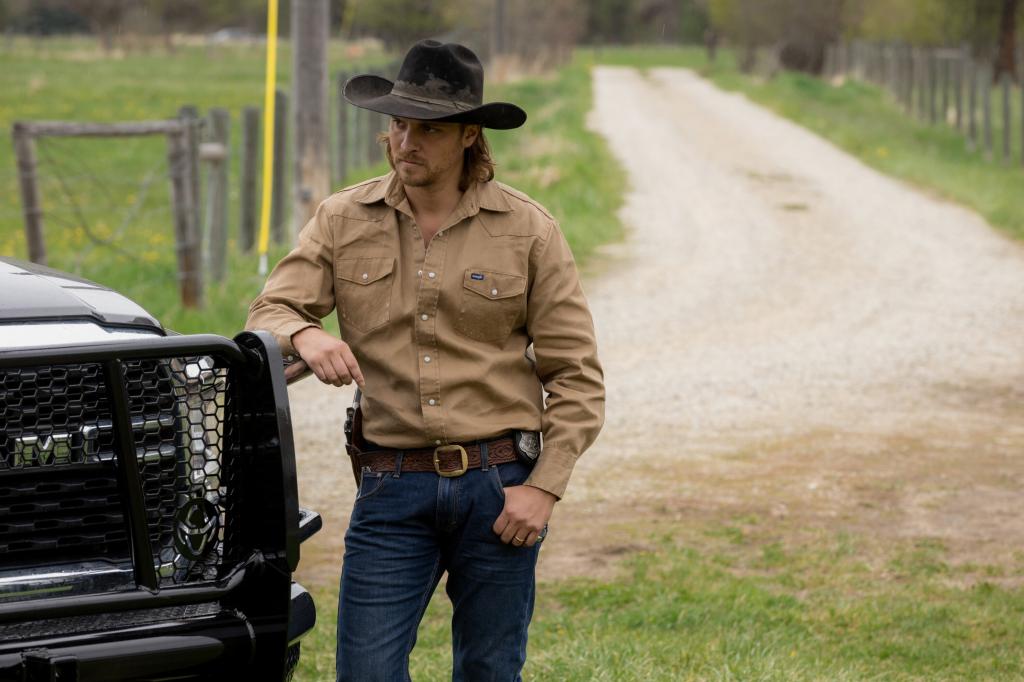 Luke Grimes as Kayce in "Yellowstone." 