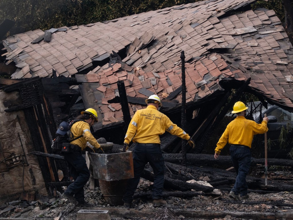 Fire crews continue to battle the Franklin fire.