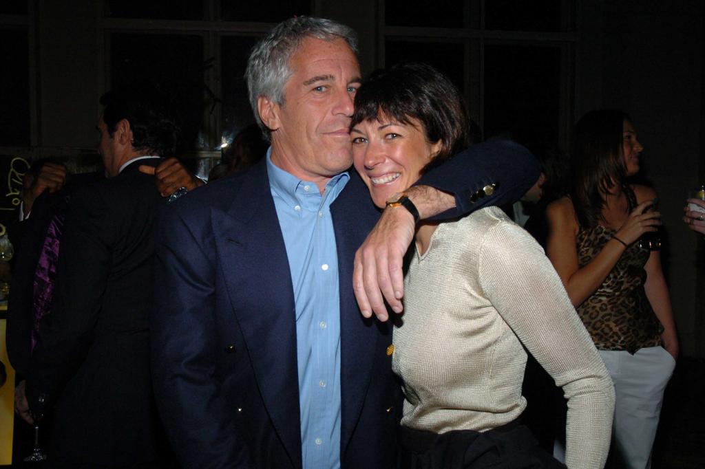 Jeffrey Epstein and Ghislaine Maxwell attending the 2005 Wall Street Concert Series sponsored by de Grisogono at Cipriani Wall Street, New York City.