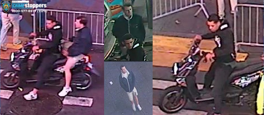 Moped-riding banits have been sought in a series of Manhattan robberies, according to police.