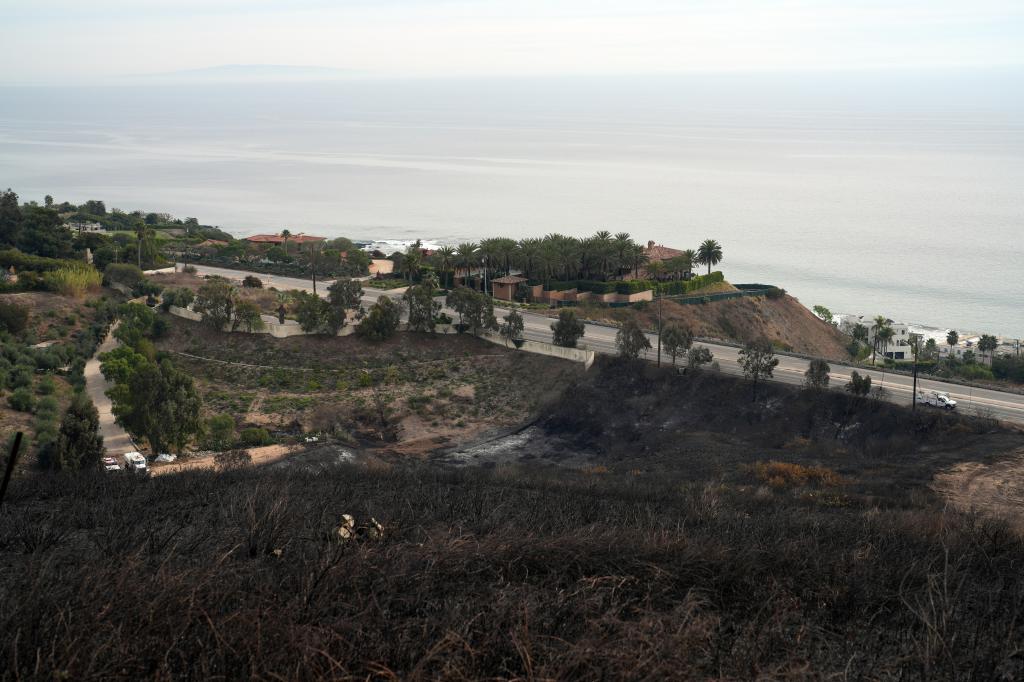 Cher's home untouched by the wildfire.