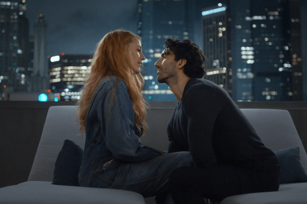 Blake Lively has filed a bombshell lawsuit against co-star Justin Baldoni alleging he sexually harassed her on the set of their hit film, TMZ reports. They are pictured together in the drama, released this past summer. 