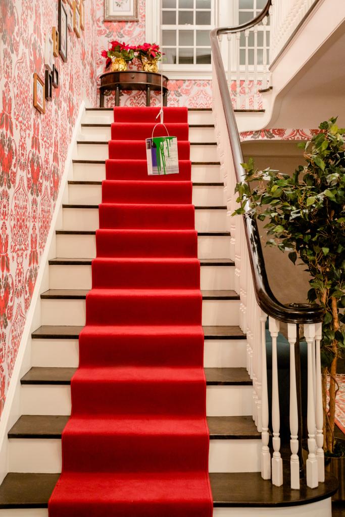 "Home Alone" stairs.