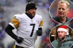 Ben Roethlisberger, Roger Goodell 