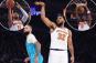 Knicks use balanced attack to hammer Hornets as win streak hits four