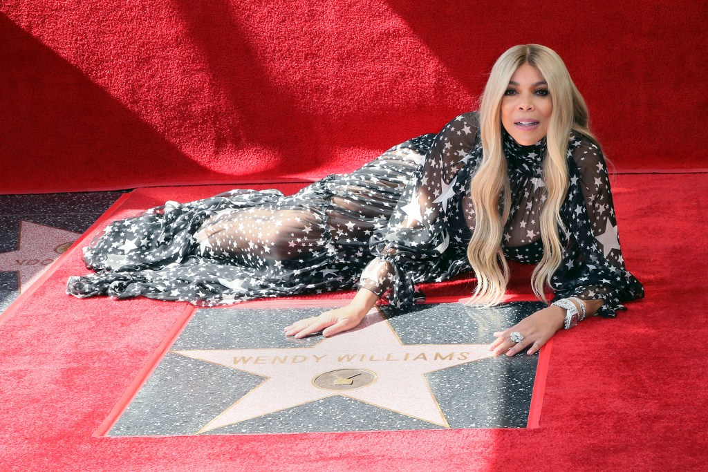 Wendy Williams at her Hollywood Walk of Fame star ceremony in October 2019