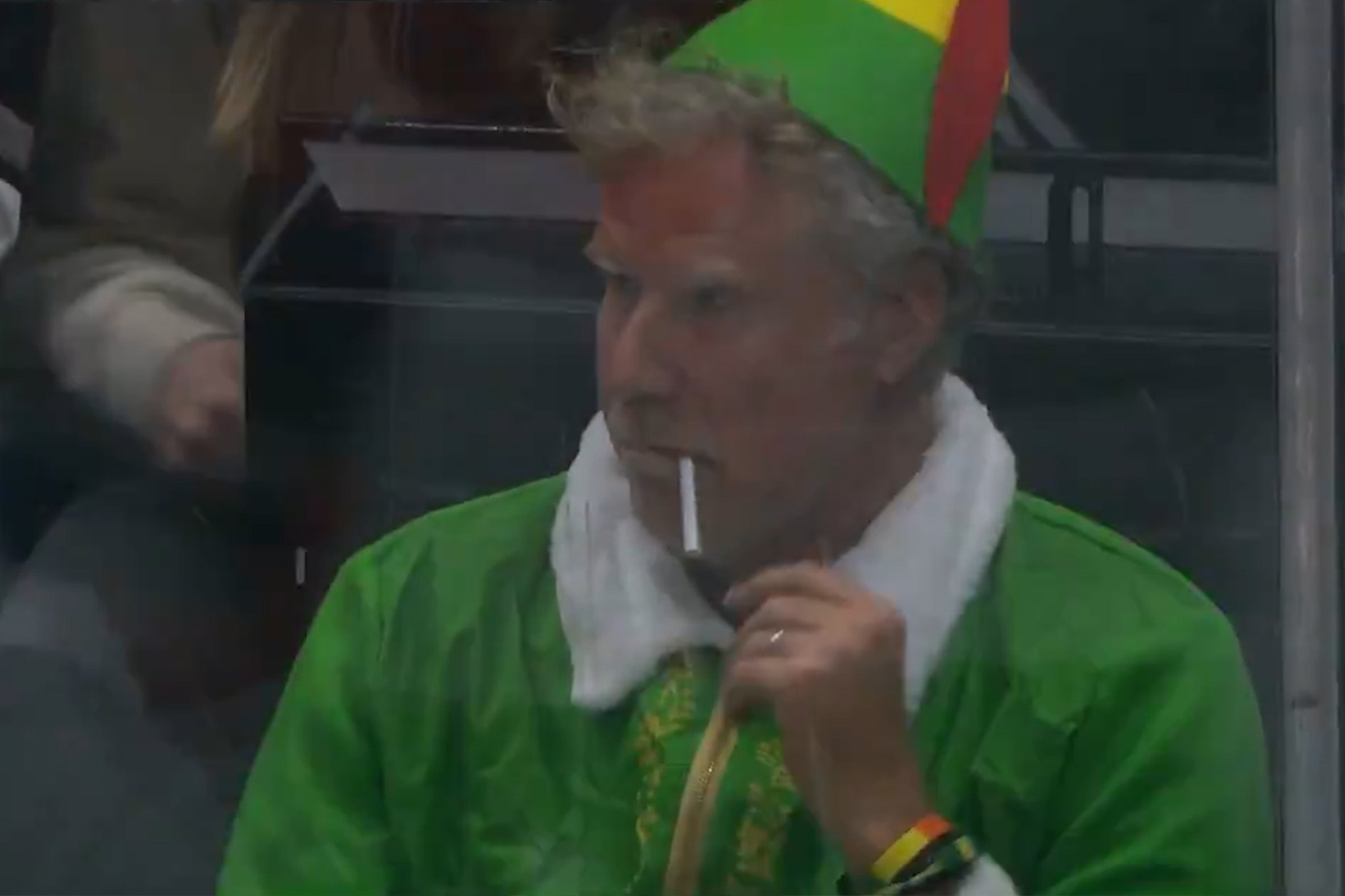 Will Ferrell dresses as his iconic ‘Elf’ character during NHL game