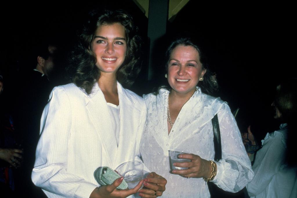 Brooke Shields and her mom, Teri Shields circa 1982 in New York City. 