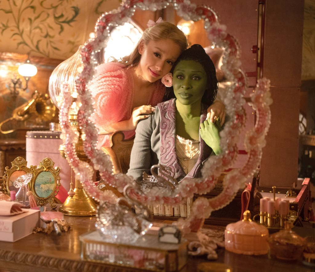 Ariana Grande and Cynthia Erivo in "Wicked."