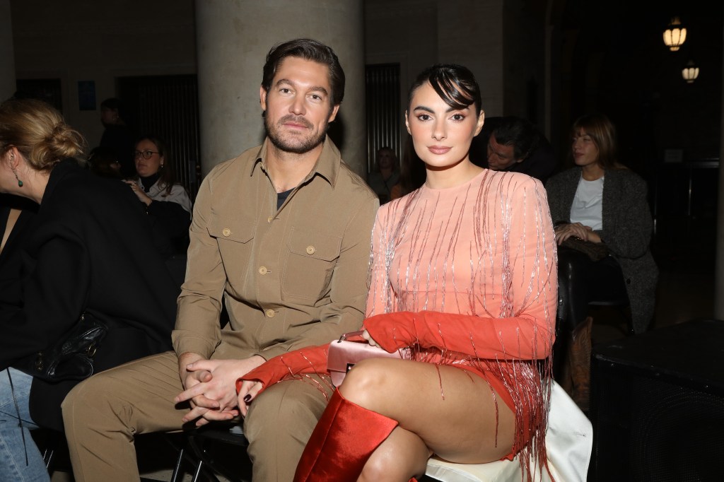 Craig Conover and Paige Desorbo attend the Cucculelli Shaheen fashion show - February 2024 New York Fashion Week on February 10, 2024 in New York City.