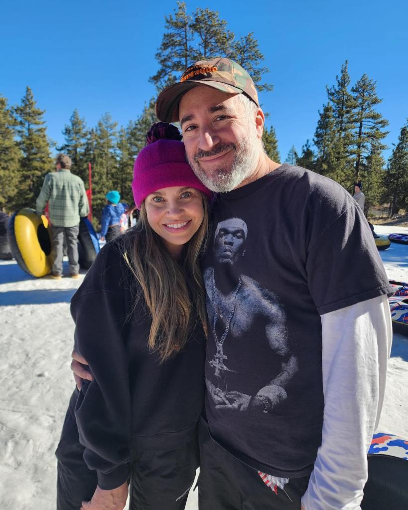 Danielle Fishel with her husband, Jensen Karp.