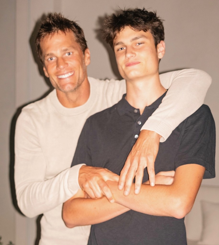 Tom Brady with son Jack