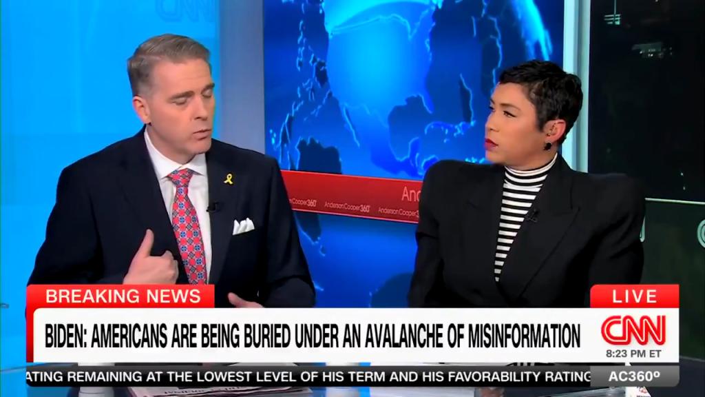 Scott Jennings appears on a panel on Anderson Cooper 360 after Biden's address Wednesday night.