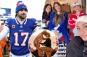 Hailee Steinfeld watches fiancé Josh Allen's wild-card playoff win with Bills WAGs in rare photo