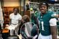 Eagles' A.J. Brown speaks out on viral sideline reading moment: 'Y'all just caught me that time'