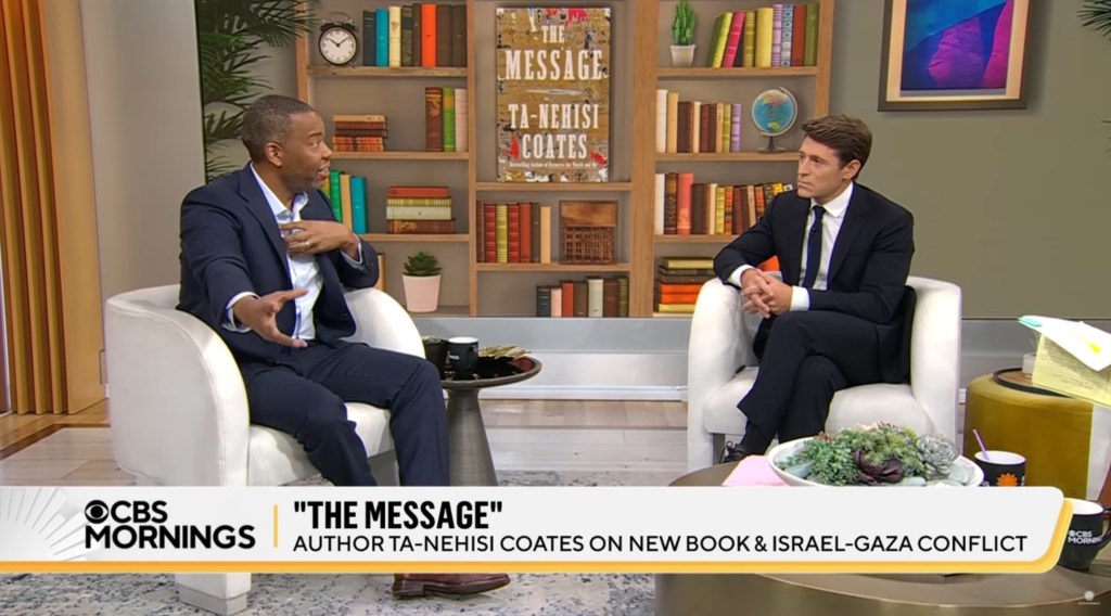 Tony Dokoupil interviewing Ta-Nehisi Coates