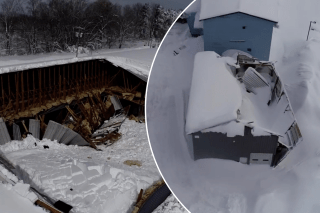 Over 25 buildings collapse under heavy snow in central New York