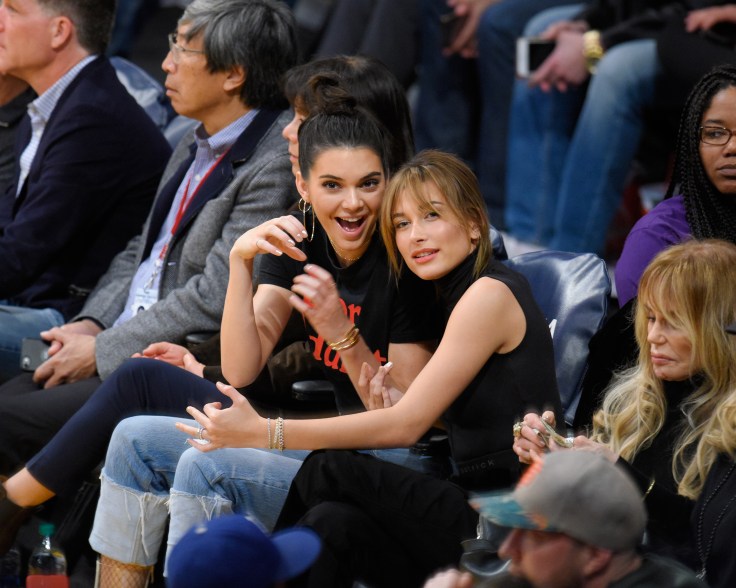 Celebrities At The Los Angeles Lakers Game