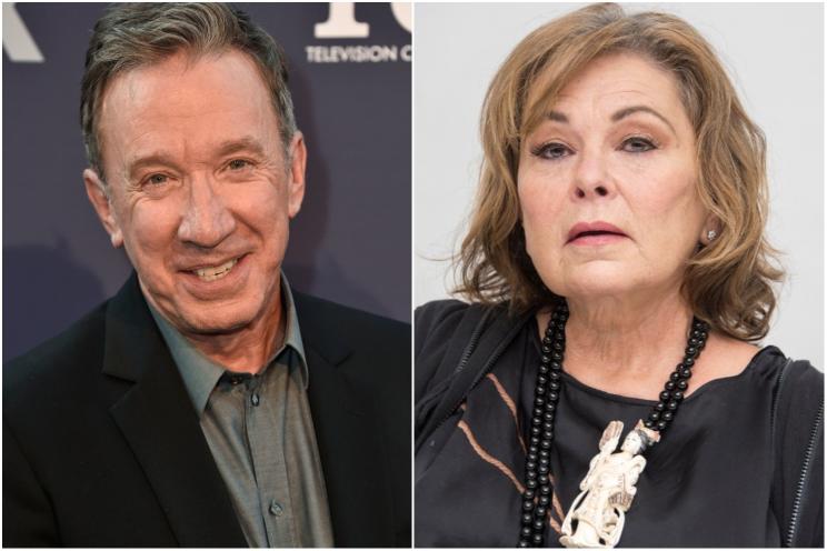 Tim Allen and Roseanne Barr