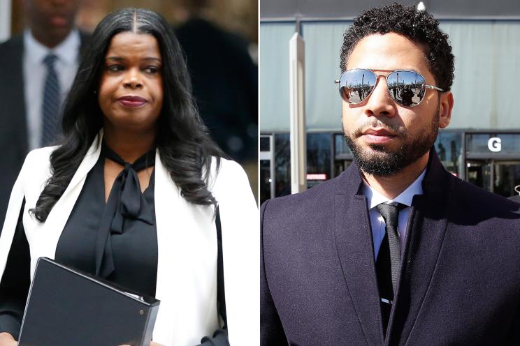 Kim Foxx and Jussie Smollett