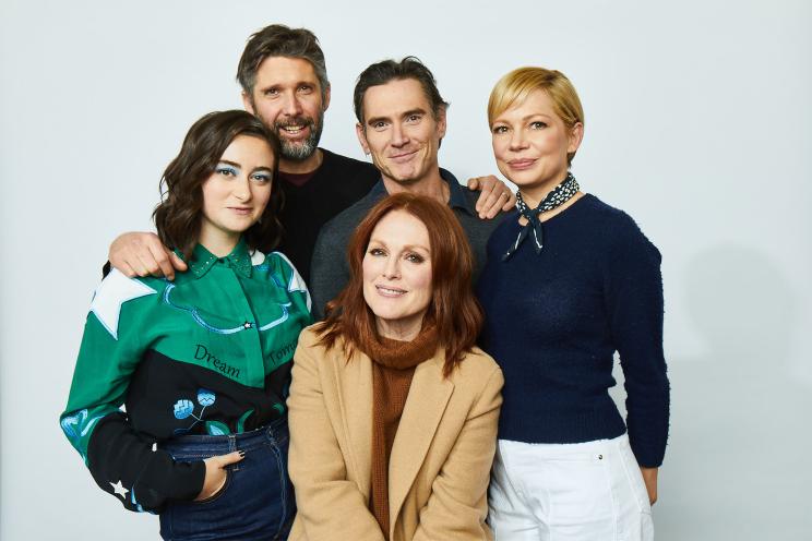 Abby Quinn, Bart Freundlich, Julianne Moore, Billy Crudup and Michelle Williams