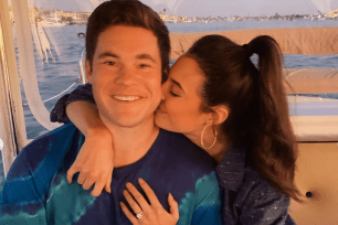 Adam Devine and Chloe Bridges