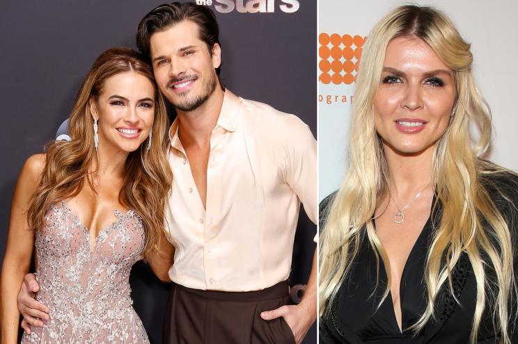 Gleb Savchenko, Chrishell Stause and Elena Samodanova.