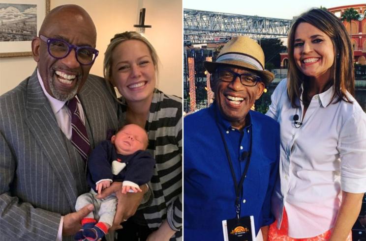 Al Roker with Dylan Dreyer (L) and Savannah Guthrie.