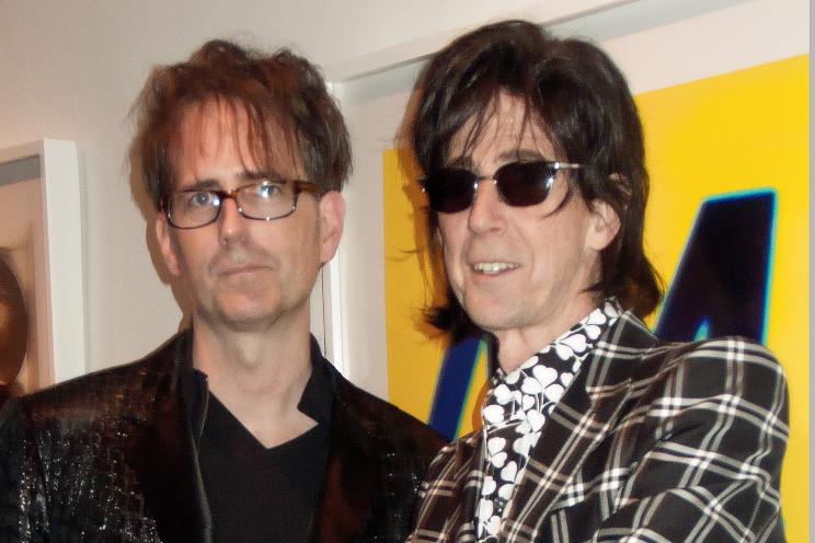 Ric Ocasek at Chris Otcasek's "LowRes" solo art exhibition at Gallery Brown in Los Angeles, circa 2012