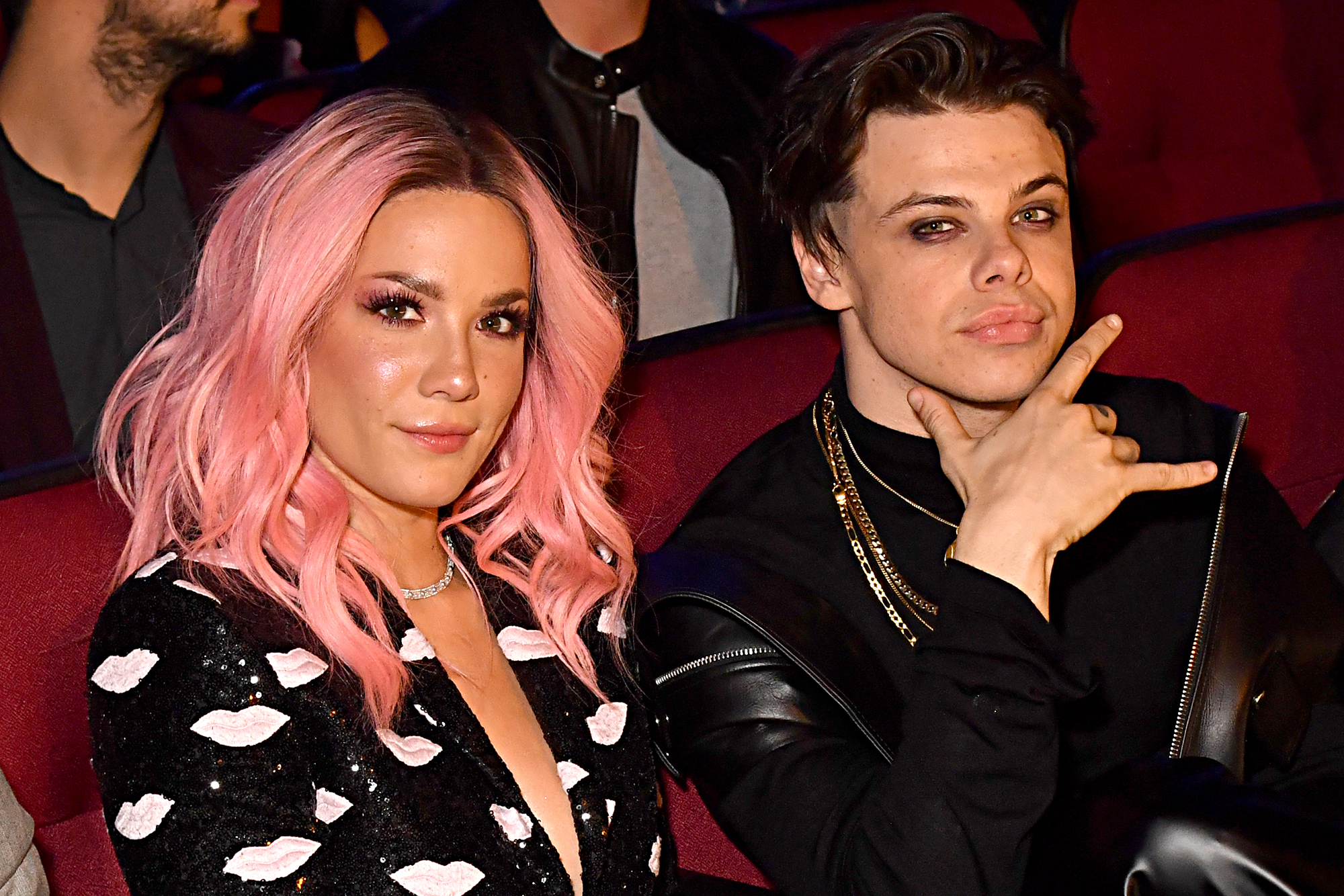 Halsey and Yungblud in March 2019