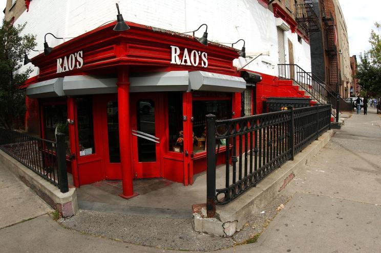 Frank Pellegrino's famed restaurant Rao's is located in East Harlem.