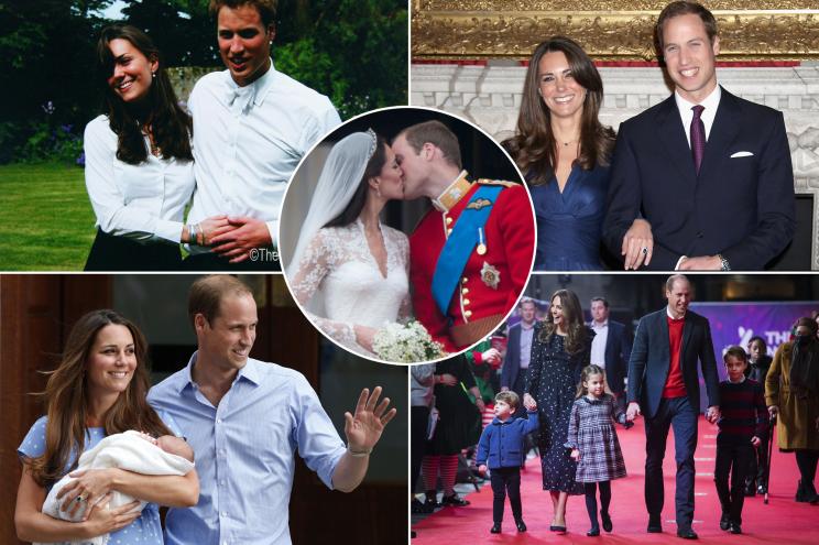 A look at Prince William and Kate Middleton's fairytale romance over the years.