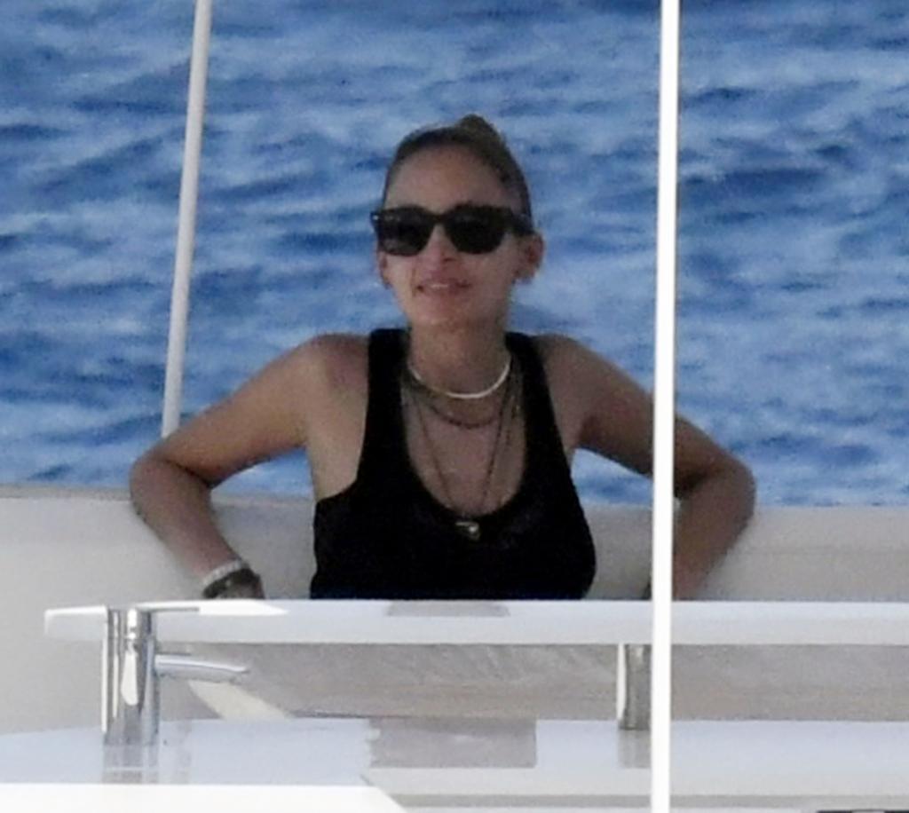 Nicole Richie on the yacht