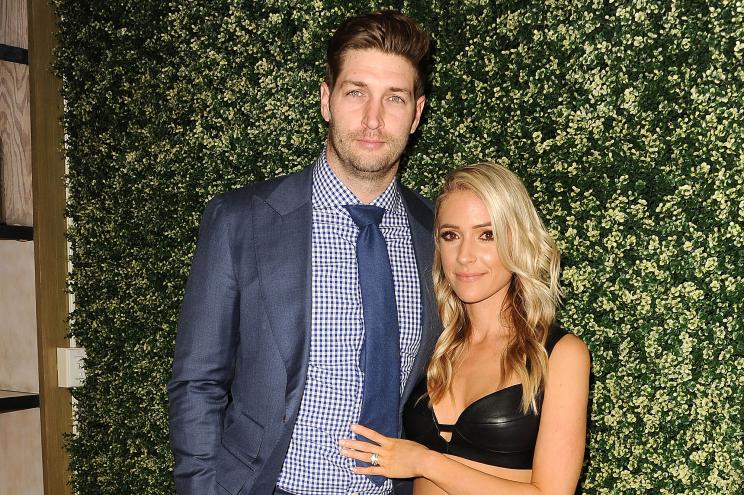 Jay Cutler and Kristin Cavallari attend an event on April 27, 2017.