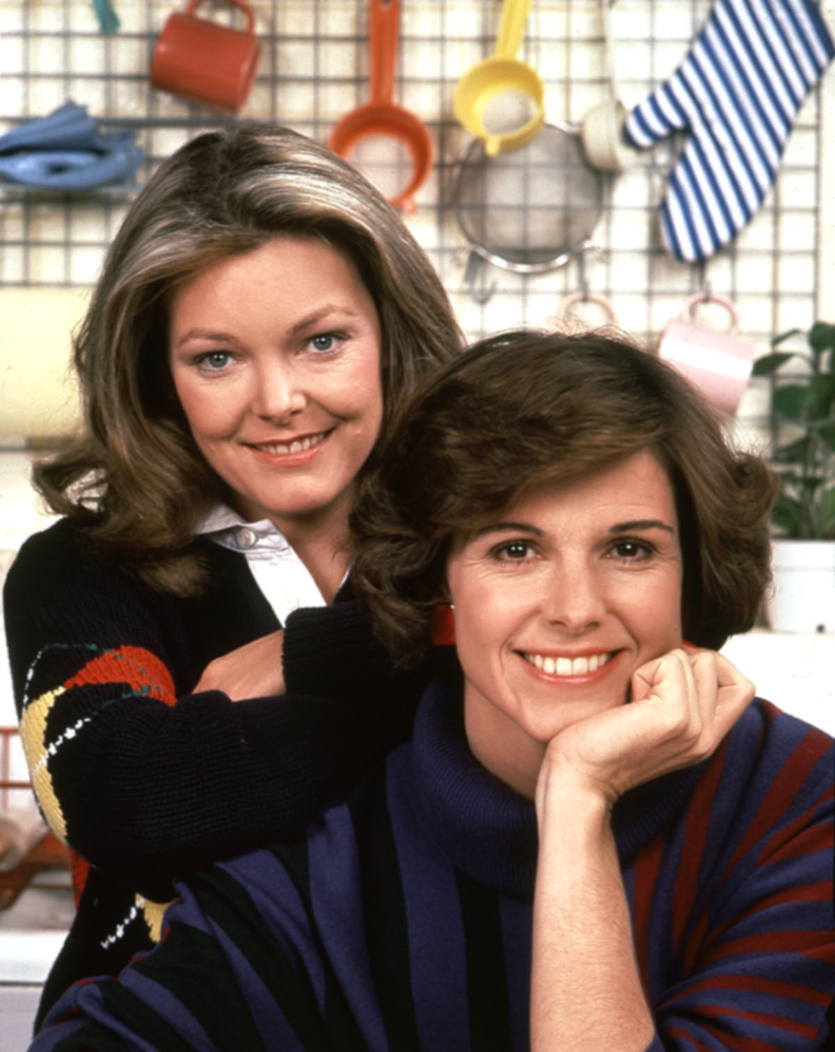 Jane Curtin and Susan Saint James in "Kate & Allie."