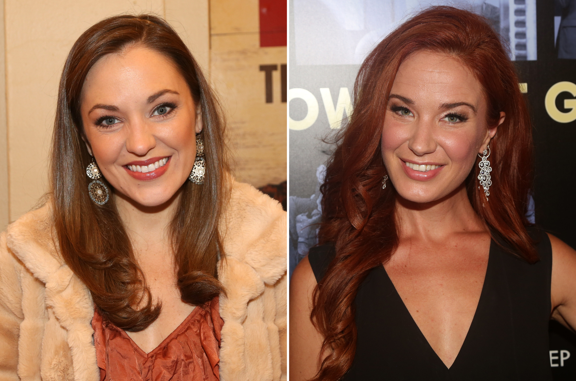 Broadway stars Laura Osnes (L) and Sierra Boggess (R).