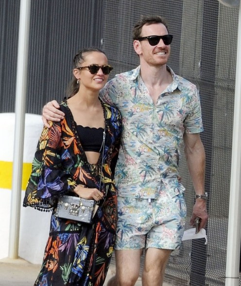 Alicia Vikander and Michael Fassbender