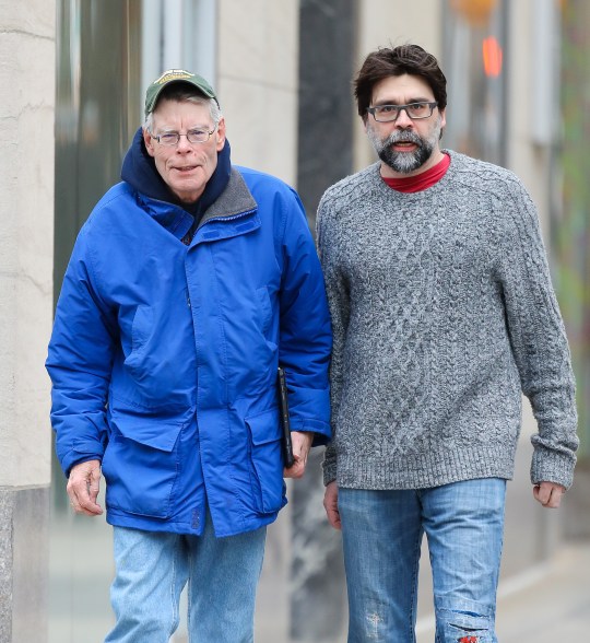 Stephen King and his son Joe Hill