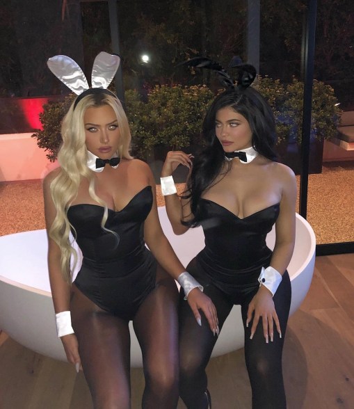 Kylie Jenner and BFF Stasie dressed as Playboy bunnies for Halloween 2019