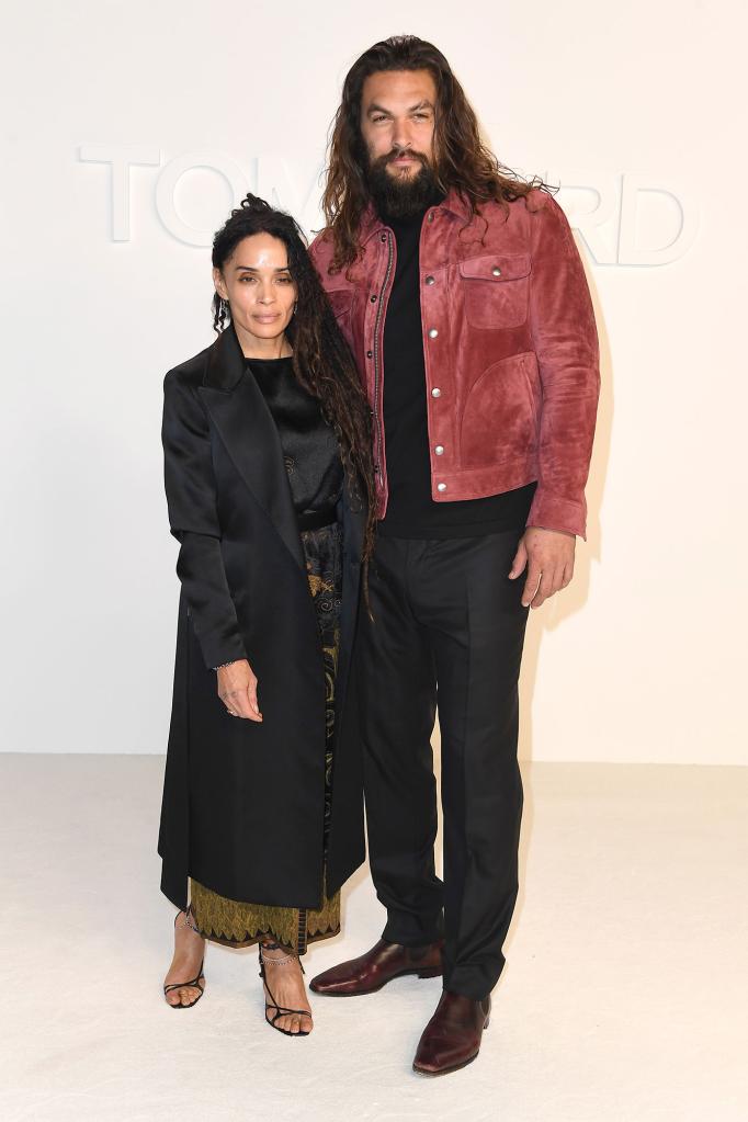 Jason Momoa and Lisa Bonet in February 2020.