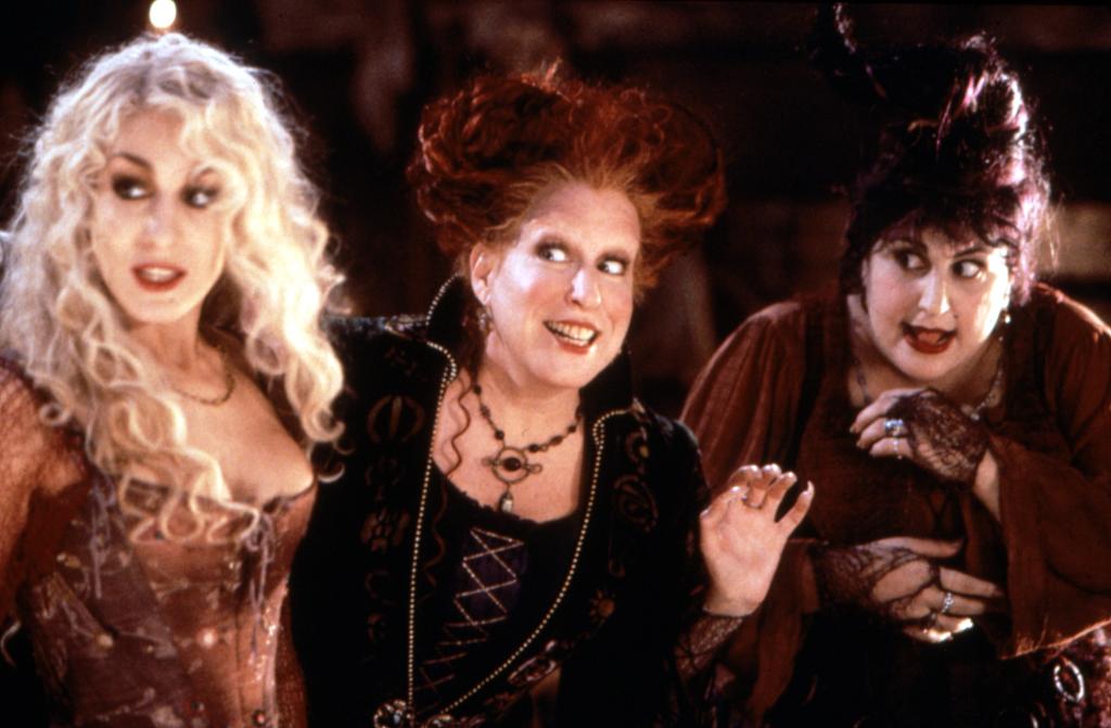 Sarah Jessica Parker, Bette Midler, and Kathy Najimy in "Hocus Pocus"