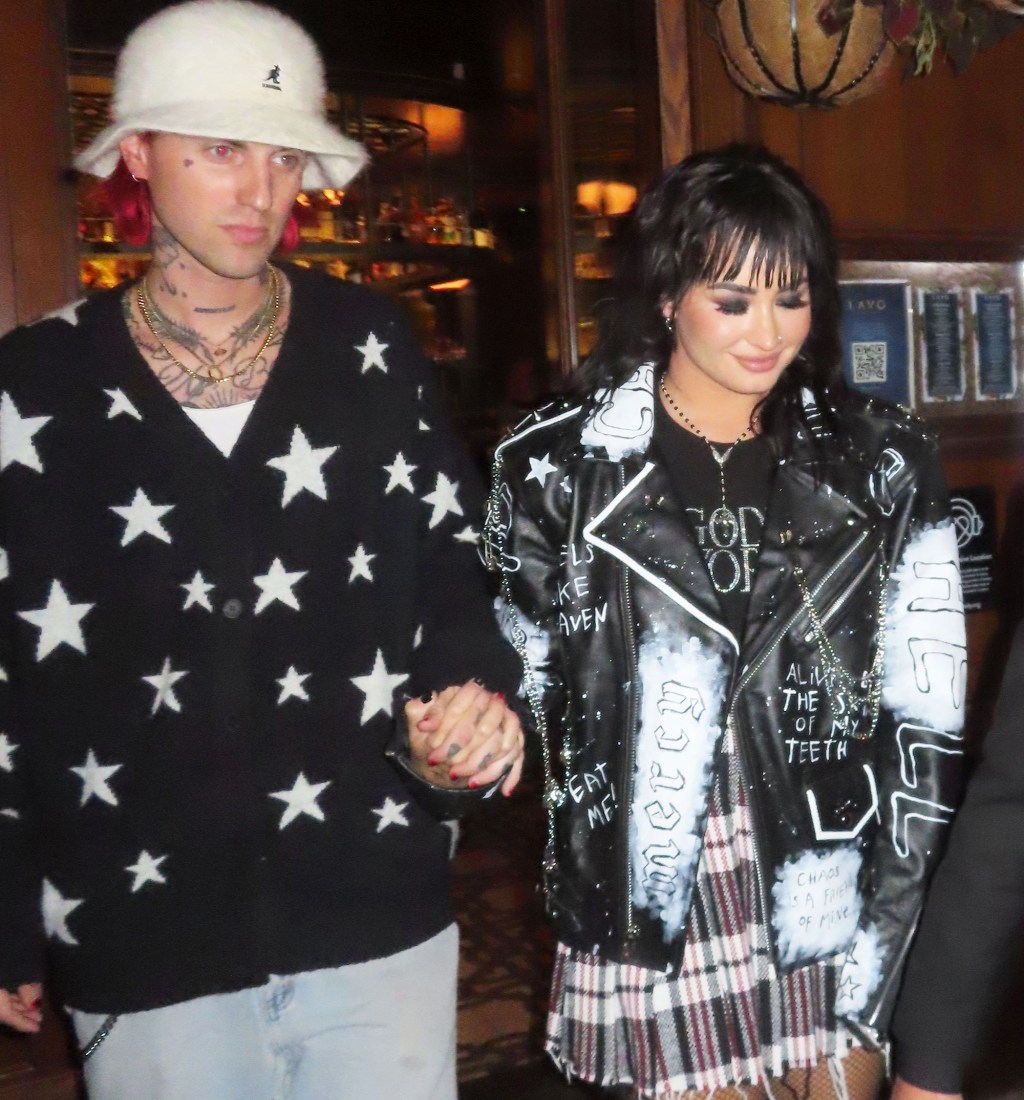 Demi Lovato stepped out with her new boyfriend, musician Jute$, 